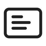 Slide Text SVG Icon